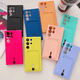 thumbnail image 4 of Simple Card Pocket Slot Couple Candy Case For Samsung Galaxy S24 S23 S22 S21 Ultra Plus FE A53 A33 A23 A13 A03S Soft TPU Funda, 4 of 5