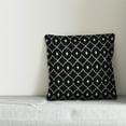 thumbnail image 2 of Creative Products Black and Grey Diamond 20x20 Spun Poly Pillow, 2 of 2