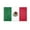 Mexico 3x5 ft Polyester Flag, variant on AGAS Mexico Stick Flag 4x6 inch mounted onto 11 inch Plastic Pole - Printed Single Sided on Polyester - Stitched Edges - Mini Mexico Flag - Mx National Flag.