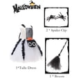 thumbnail image 6 of FEOYA Girls Witch Dress Tutu Dress for Toddler Kids Tulle Dress Carnival Spider Dress with Broom and Hair Clips for 6-7 Years, 6 of 7