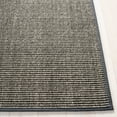 thumbnail image 3 of SAFAVIEH Martha Stewart Maximillian Solid Runner Rug, Charcoal, 2'3" x 8', 3 of 7