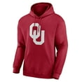 thumbnail image 2 of Men's Fanatics Branded Crimson Oklahoma Sooners Team Primary Logo Pullover Hoodie, 2 of 3