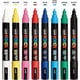 thumbnail image 2 of Posca Acrylic Paint Marker Set, 8 Color Medium, PC-5M, Version 2 (PC5M8SET) GuanGuan, 2 of 4