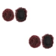 thumbnail image 1 of Seitruly Textura , fácil de manejar, cabello rizado afro corto para mujeres a la moda con exquisito Q9 33 P9 33 2piezas, 1 of 6