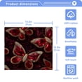 thumbnail image 5 of BZSMCE Towel Cotton Face Towel Soft Hand Towels Fashion Garnet Flutter Pattern, 5 of 9