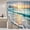 Ocean Beach, variant on Beach Ocean Themed Cloth Fabric Decorative Shower Curtain Sets for Bathroom Sunrise Sunset View Scene 72x72 Inch Hawaii Seashore Summer Coastal Seaside Seascape 12 Hooks Waterproof BB-JWXP