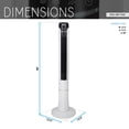 thumbnail image 5 of Techni Home 48? Tower Fan for Bedroom or Office with LED Display, 3 Wind Speeds and Modes, Remote Control, 5 of 9
