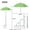 B, variant on HengDidi Adjustable Height Garden Plant Sun Shield Umbrella - 133cm Pole UV Resistant Cover for Flower Beds Vegetables Potted Plants Outdoor Protection Decor