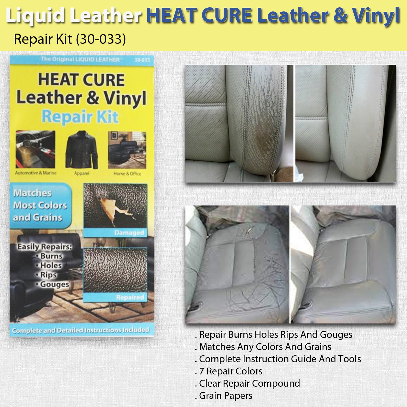 Liquid Leather Liquid Leather Vinyl Floor and Tile Repair Kit (30-689)  Multi-Colored 