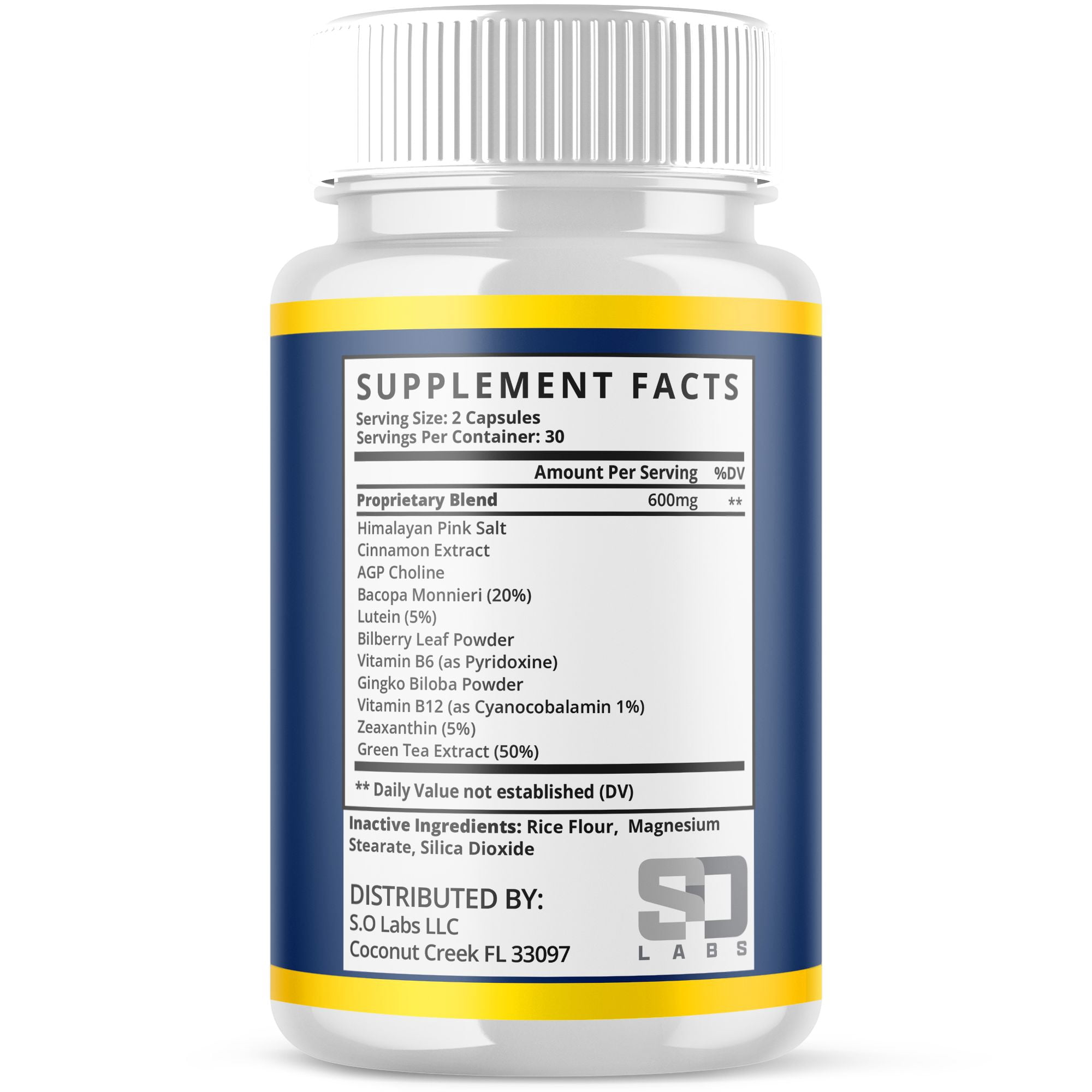 Iron Vision Care Pills Advanced Formula Eye Health Supplement IronVision 180 Capsules