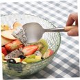 thumbnail image 3 of FUTUREORYY 2Pcs Salad Serving Fork and Spoon Set Multi Color Stainless Steel Wood for Parties, 3 of 8