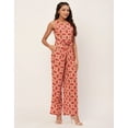 thumbnail image 3 of Moomaya Printed Jumpsuits For Women, Sleeveless, Front Cut Out Style Jumpsuit, 3 of 9