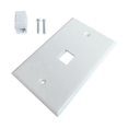 thumbnail image 4 of 2-Pack 1-Port Ethernet Wall Plate, Plate with RJ45 Female to Female Inline Coupler Insert, 4 of 5