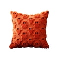 thumbnail image 2 of 2026 Halloween Ghost Pillow Covers 18x18 Inch Soft Plush Faux Wool Textured Throw Pillow Covers Cute 3D Ghost Decorative Cushion Cases for Couch Sofa Bedroom Home Decor, 2 of 6