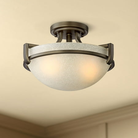 Regency Hill Ceiling Light Semi Flush Mount Fixture Bronze 13
