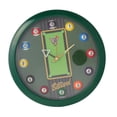 thumbnail image 3 of Reloj de pared con forma de bola de billar, mesa de billar redonda de 11,6 pulgadas, ideal para salas de billar, salas de billar, salas de juegos y Verde, 3 of 8