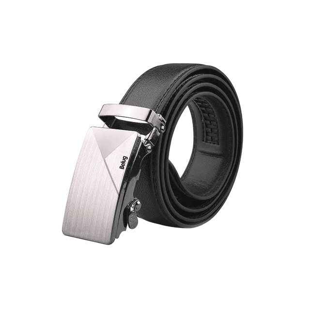 Cinto Elegante para Hombre diseño de triángulos PU 110 cm Belug, negro
