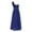 Dark Blue, variant on DPOIS Kids Flower Girl Dress One Shoulder A-line Chiffon Long Dress Light Green 16