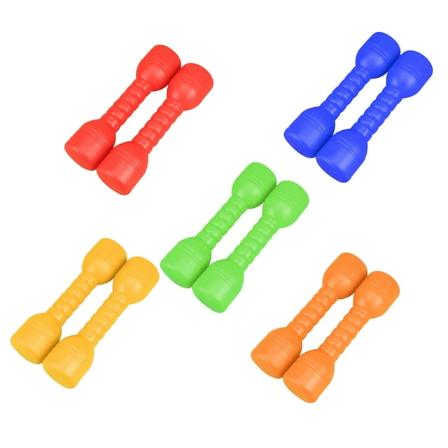 Phenofice 10PCS Kids Barbells for Gymnastics and Performance with Small Size Design in Colorful ABS