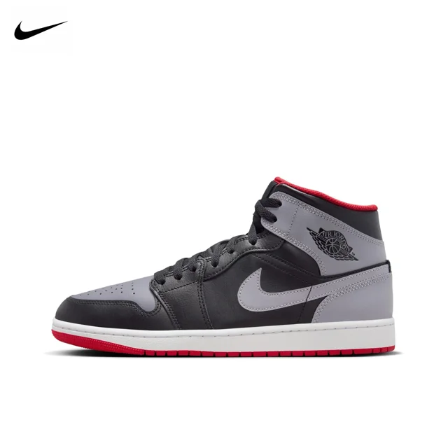 Zapatillas de baloncesto Nike JORDAN 1 MID para hombre, zapatillas clásicas para deportes al aire libre, zapatillas de combate reales