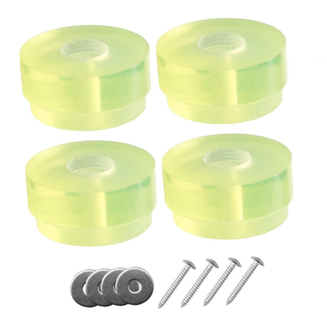 Caja de pesca de 4 piezas, almohadillas para los pies, alfombrillas para los pies, pies inferiores con tornillos B Cola Almohadillas inferiores para cajas de pesca