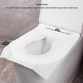 thumbnail image 3 of Disposable Toilet  Cover, Travel Disposable Toilet  Cover Unisex Compostable Essential  for Beauty Salon, 3 of 8