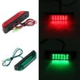 thumbnail image 1 of Uds navegación rojo y verde bombilla de señal impermeable luces tira barra de luz para barco marino yate, 1 of 12