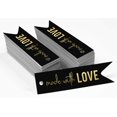thumbnail image 2 of Inkdotpot Pack Of 50 Real Gold Foil Paper Tags Made With Love Text Favor Hang Tags, 2 of 6