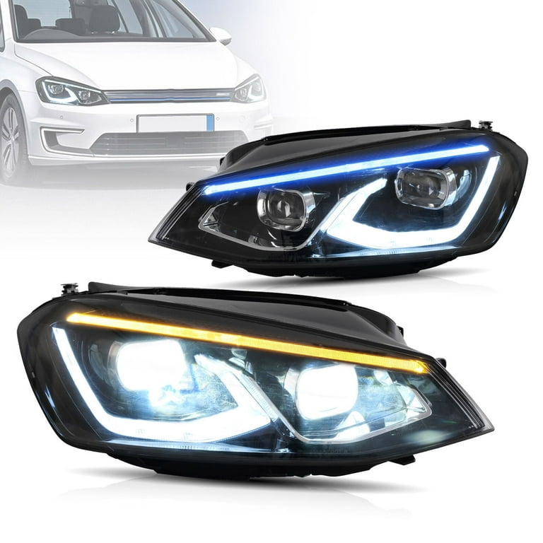 Headlight right bi xenon LED DRL AFS VW Golf MK7 GTI 13-16