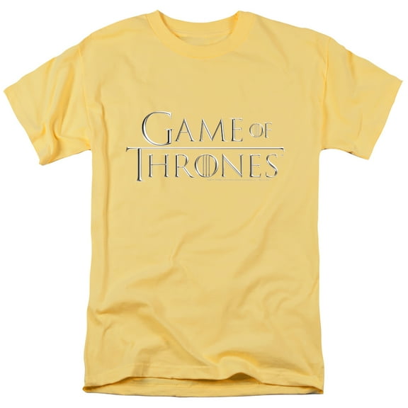 Game of Thrones Chrome Logo Unisex Adult T-Shirt