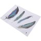 thumbnail image 4 of Bike Seat Sticker Plume Stickers For Bikes Delicate Design Scratch Hiding Multi 22x16.8cm 1Pack, 4 of 4