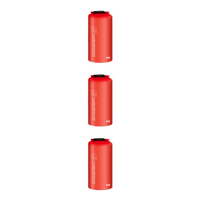 Soidarity Bolsa seca Saco Bolsa Paquete Ropa Bolsa de almacenamiento al aire libre para kayak Pesca Deportes Playa Equipo de canotaje Rojo (12L) Type1 NO1