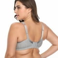 thumbnail image 3 of 2Pcs Plus Size Bras fro Women Underwear Cotton Full Large Cup Seamless Wireless Ultra-thin Women Bras Minimizer Brassiere A B C D E F, 3 of 7