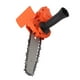 thumbnail image 3 of Adaptador de cabezal de conversión de sierra eléctrica inalámbrica que convierte un taladro eléctrico en una motosierra eléctrica de 6 pulgadas, color naranja, 3 of 10