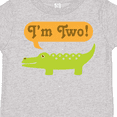 thumbnail image 4 of Inktastic I'm Two Alligator 2nd Birthday Boys or Girls Toddler T-Shirt, 4 of 5