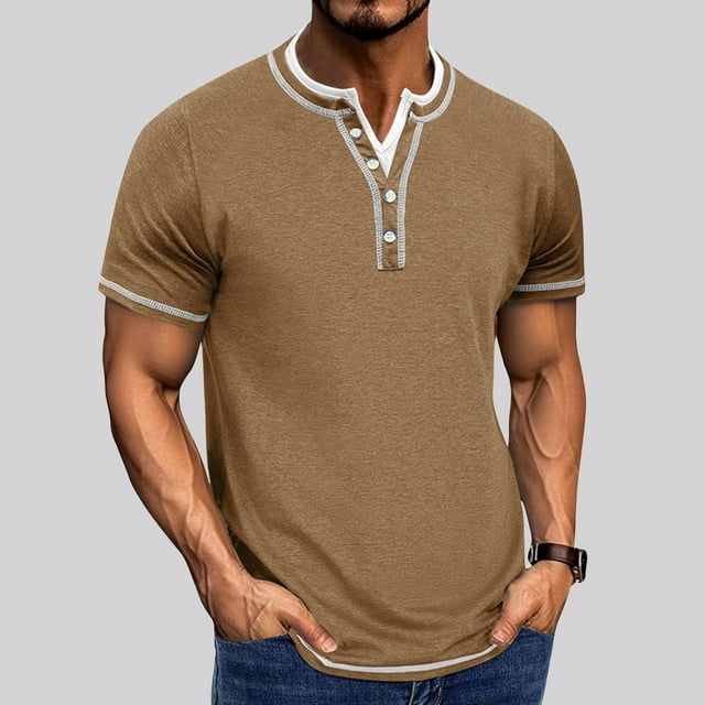 pstuiky camiseta de hombre, Blusas y camisas de cuello redondo con estampado informal de manga corta y cuello redondo para hombre ropa de hombre m