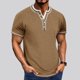 thumbnail image 1 of pstuiky camiseta de hombre, Blusas y camisas de cuello redondo con estampado informal de manga corta y cuello redondo para hombre ropa de hombre m, 1 of 6