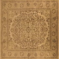 thumbnail image 1 of Ahgly Company Indoor Square Oriental Brown Industrial Area Rugs, 7' Square, 1 of 4