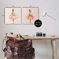 thumbnail image 4 of Stupell Industries Ballerina Dancing Stars People Painting Wrapped Canvas Art Print Wall Art, 17 x 17, Set of 2, 4 of 8
