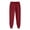 Wine, variant on Womens Sweatpants 2026 Summer Casual Color Pockets Buttons Elastic Waist Comfortable Straight Pants