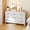 White + D+2, variant on LANKANG Multi Purpose Home Organizer Black Modern 6 Drawer Metal Storage Chest Eco Friendly Steel Dresser Smooth Glide Drawers Fits Bedroom Closet Hallway Entryway