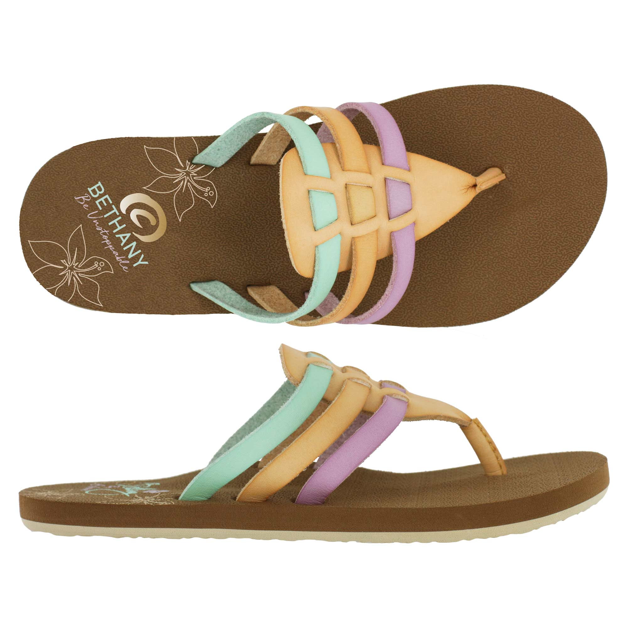 cobian aloha flip flop