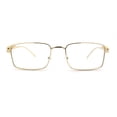 thumbnail image 5 of Jaguar Cougar Jewel Metal Arm Rectangle Hustler Fashion Eyeglasses Yellow Gold, 5 of 7