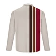 thumbnail image 4 of Big & Tall Golf Shirts for Men Plus Size S-5X Long Sleeve Button Collared T-Shirts Mens Casual Pullover Color-Block Business Work Shirt Tops, 4 of 5