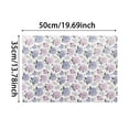 thumbnail image 3 of 20Pcs 14"X20" Floral Wrapping Paper Mini Roll, Blue & Purple Watercolor Hydrangea on Pearlescent Background, Elegant Gift Wrap for Valentine’S Day, Wedding, Bridal Shower, 3 of 5
