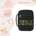 thumbnail image 2 of Bible Cover Case for Women, soft corduroy Letter Bible Bag, Soft Bible Bag Bible Case with Handlest , Bible Carrying Case for Women, Bible Accessories for Book Lovers Mother's Day Gifts, 2 of 6