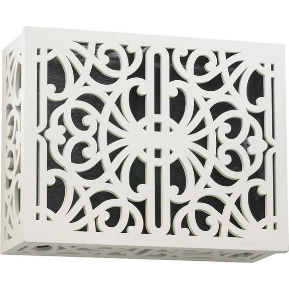7-115-08 Quorum Lighting Accessory - 7.75 Inch Surface Mount Chime Grill-Studio White Finish