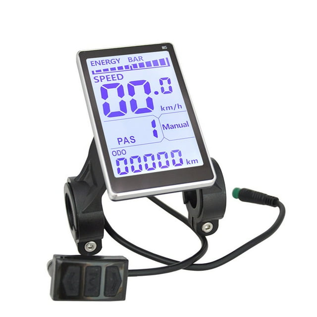 Lefu LCD Speedometer for Electric Bike and Scooter 24V 36V 48V Compatibility
