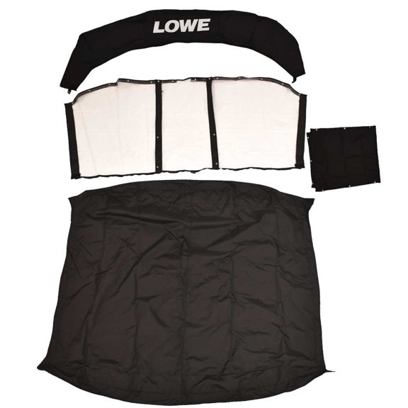 Lowe Boat Bimini Cover 2174672 | Fish Ski 1610 Dowco Black (Set of 4)