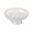Clear, variant on Dvruxg Multipurpose Kitchen Fruit Bowl with Drainage, Stylish PVC Vegetable Strainer Bowl for Buffets, Round Centerpiece Serving Tray for Parties and Gatherings
